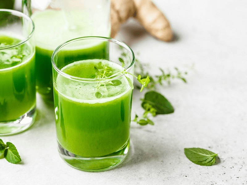 Hướng dẫn cách pha bột rau diếp cá